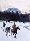 Henry Farny Obsidian Mountain in The Yellowstone painting
